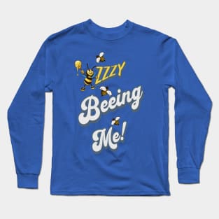 Busy Being Me Funny Bee Pun Long Sleeve T-Shirt